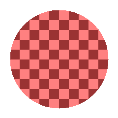 [image of checkered circle on white background]