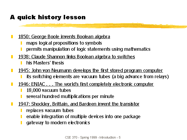 A quick history lesson