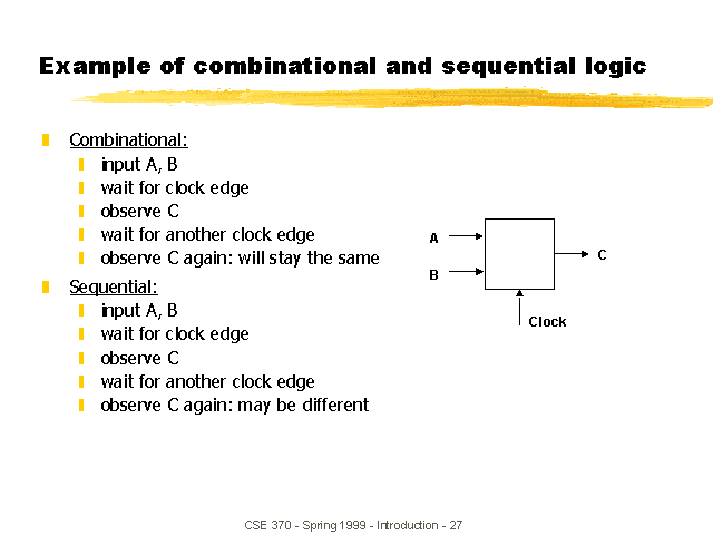 combinational vs sequential logic