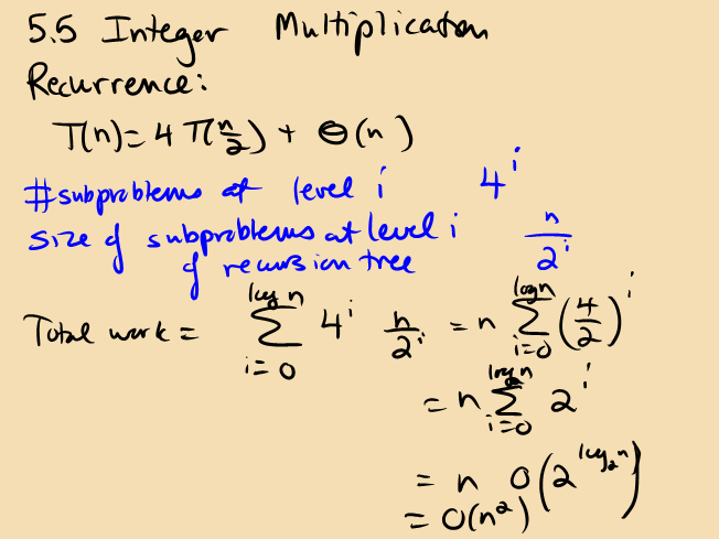 D C Recurrences