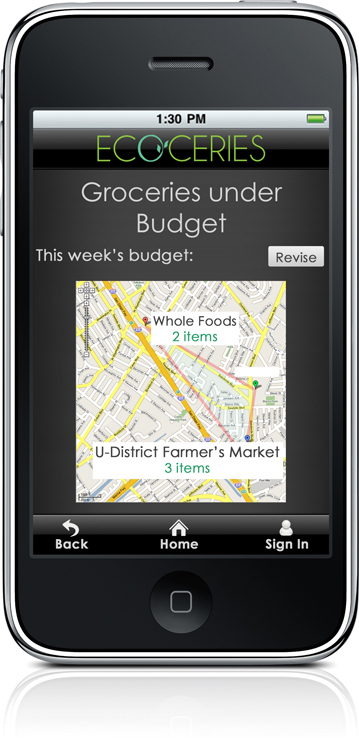 Groceries Under Budget Map