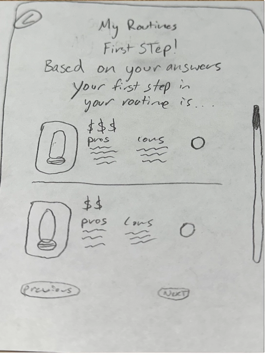 Step 3 selecting products.