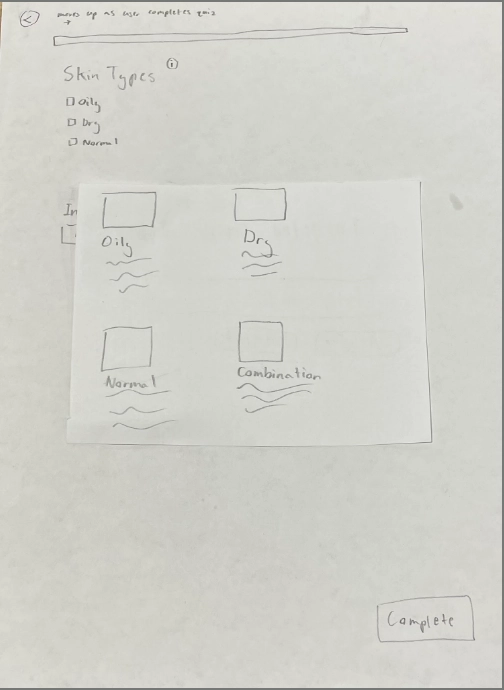 Revised screen with info icons.