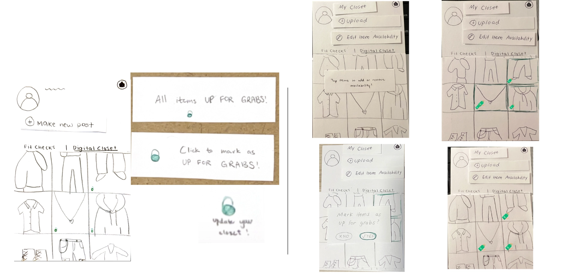 Original paper availability indicator on the left, new digital availability indicator on the right.