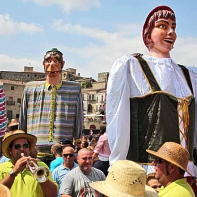 Locals enjoying a festival scene