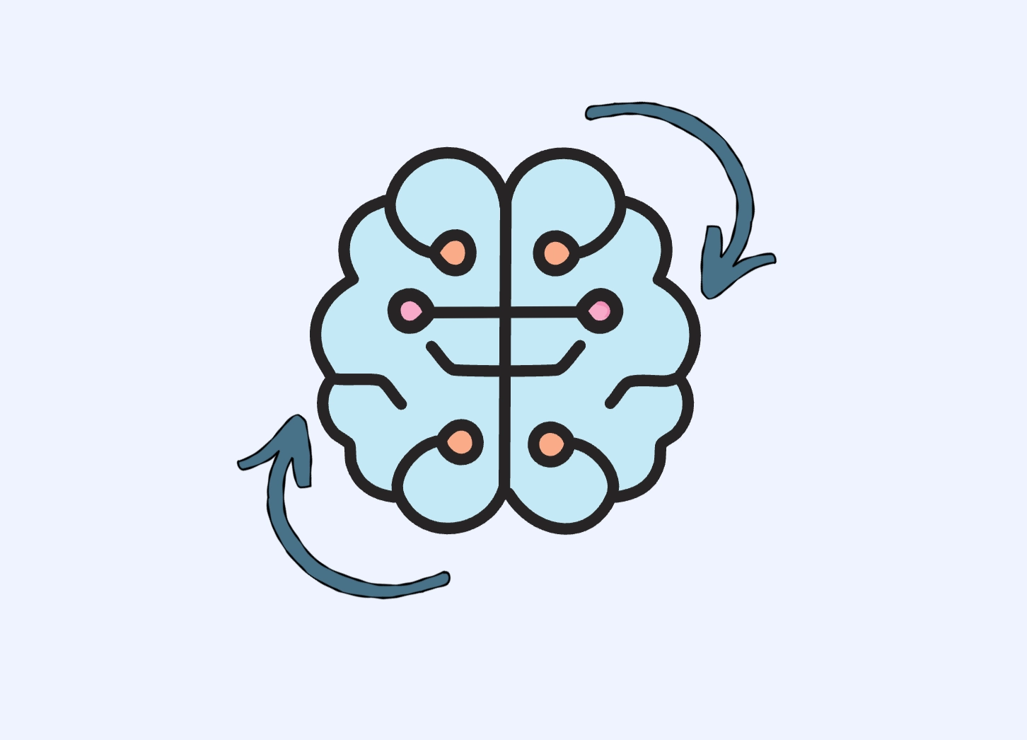 FocusFlow logo representing reflection and adaptive planning.