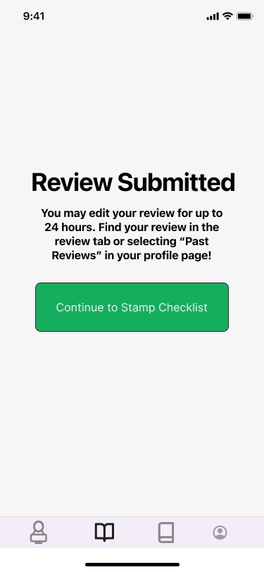 Confirm Review as Received