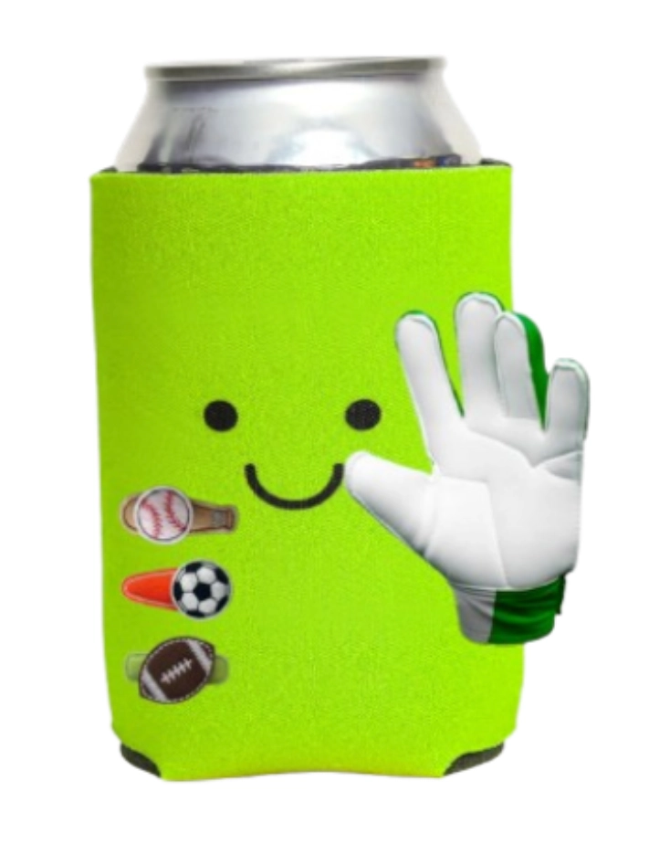 Koozie acts like an visual cue.