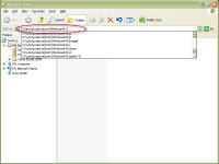 Screenshot of Windows Explorer with its address bar showing O:\unix\projects\instr\09wi\cse441\