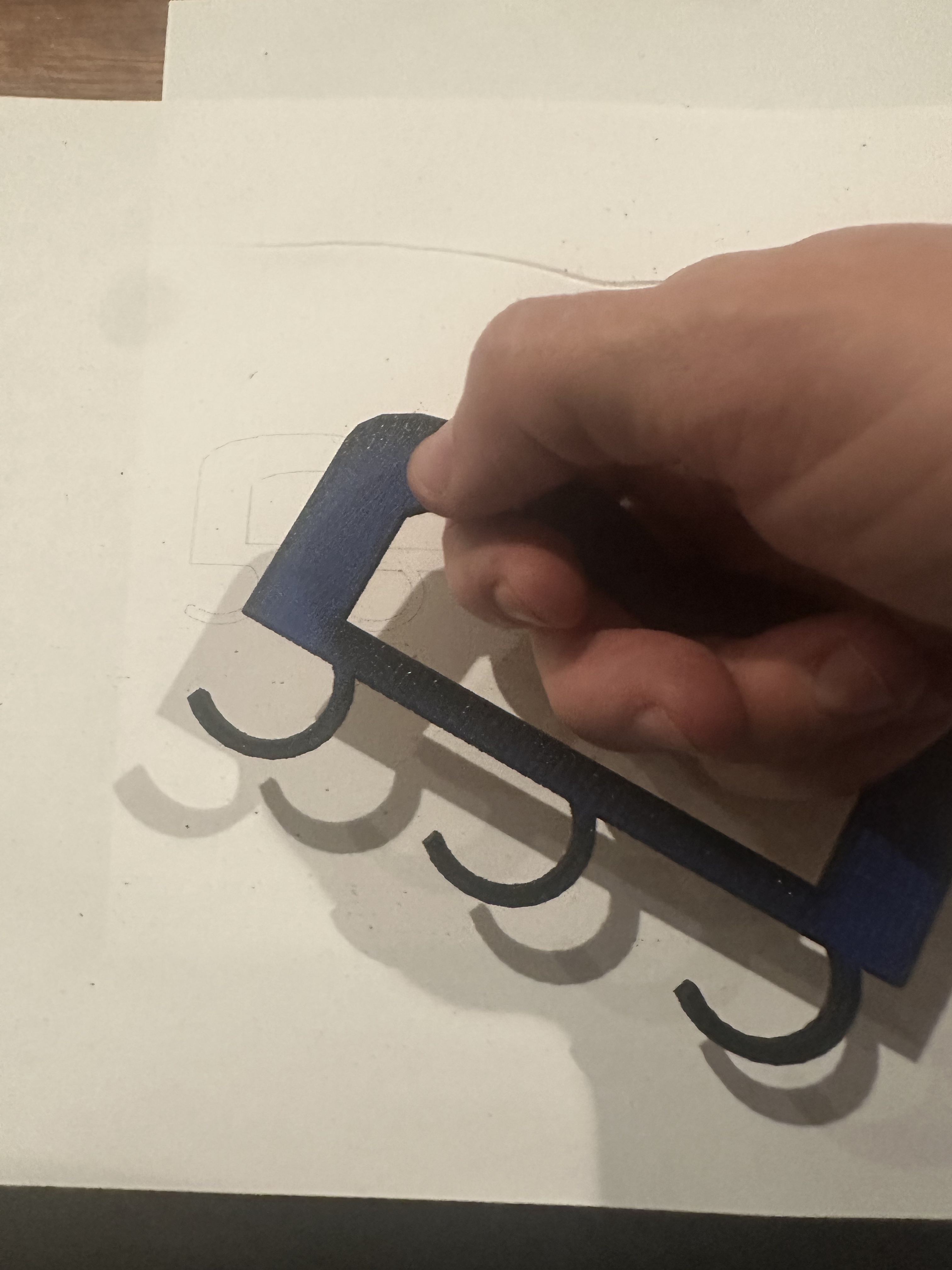 :img A laser cut bag holder big enough for a hand!, 30%, width