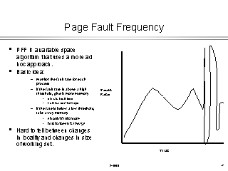 Page Fault Frequency