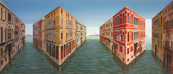 Our painting, by Patrick Hughes