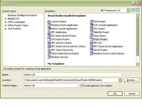 Project 1 Skeleton Code Conversion for Visual Studio 2008