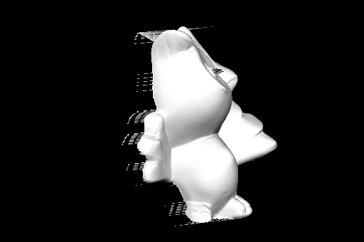 Owl Profile Depth Map with No Albedo