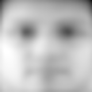 Average face using the non-smiling student pictures