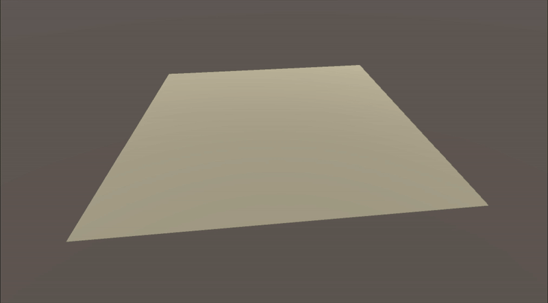 Two corners fixed cloth simulation