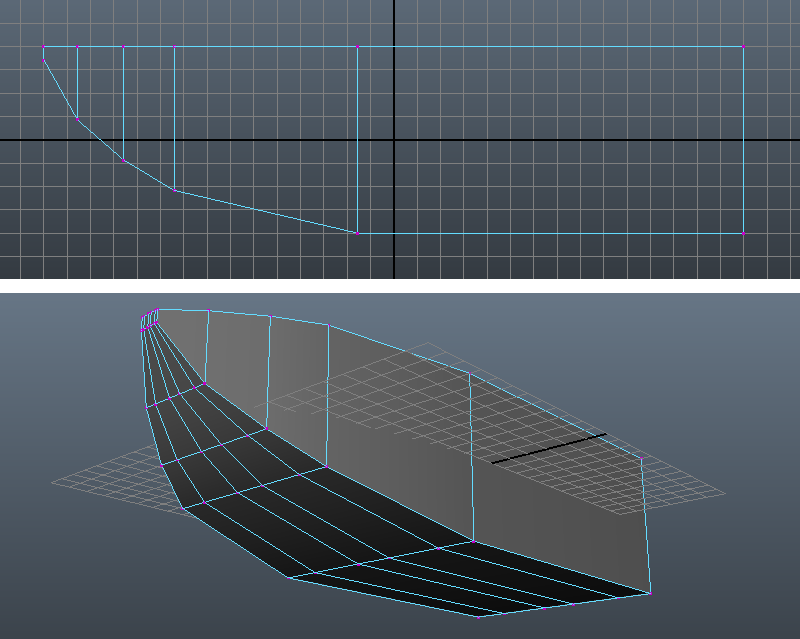 move the boat vertices up