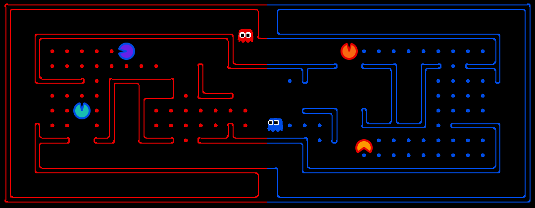 Pacman maze