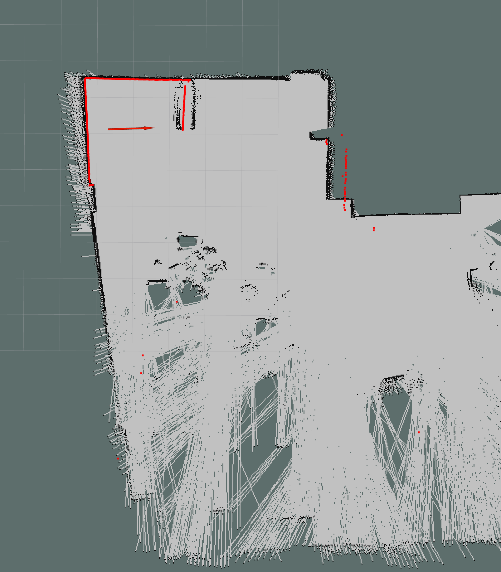 An example location to test obstacle avoidance with the MPC controller.