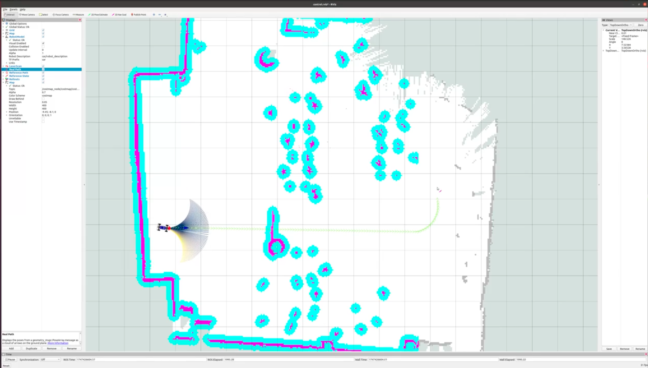 Costmap visualization in RViz