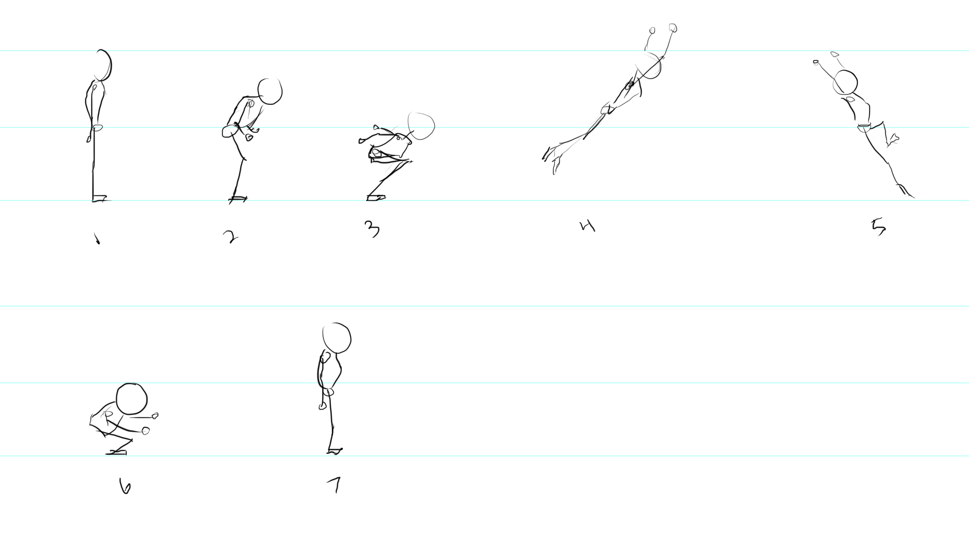 Pro tips for drawing characters in movement: Let's talk about jumping! -  Anime Art Magazine