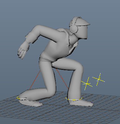 Set flat design man character animation poses Vector Image