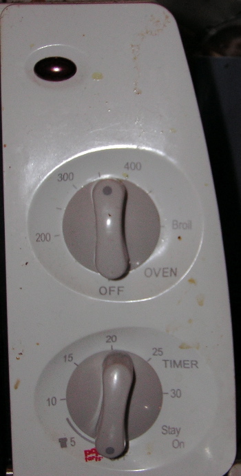 toaster control knobs