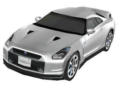 3D Nissan GT-R Car Model