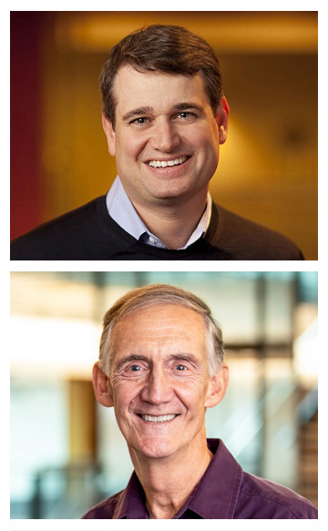 Headshots of Greg Gottesman and Ed Lazowska