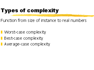 Types Of Complexity