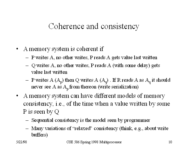 Coherence and consistency