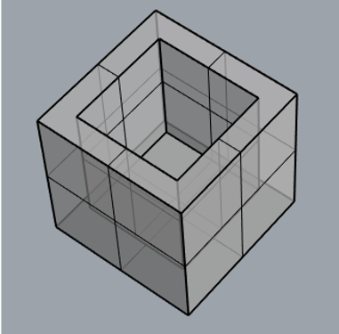 :img open cube modeled as with surfaces, 45%, width