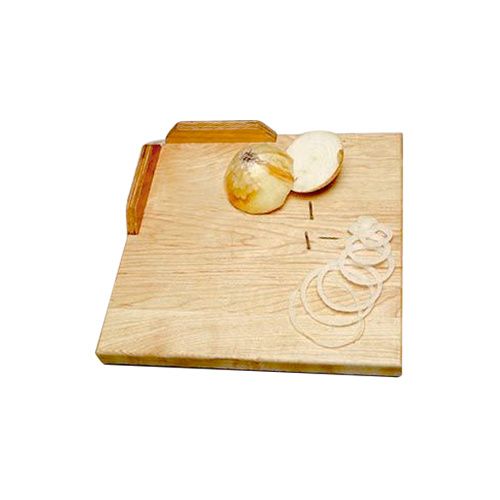 :img A cutting board with nails and ridges to make it easier for someone with lower hand dexterity to cut, 50%, width